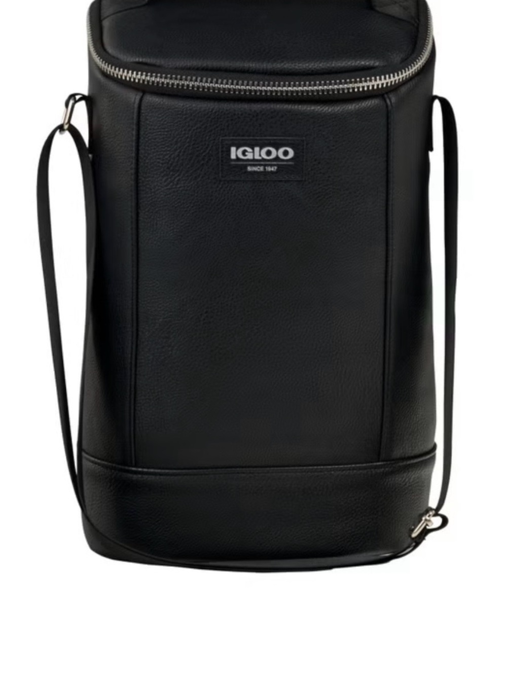 NWT Igloo Luxe Black Vertical Crossbody Cooler Bag